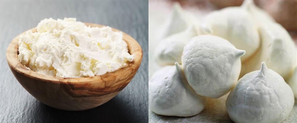  A bowl of fresh curd and some dry curd